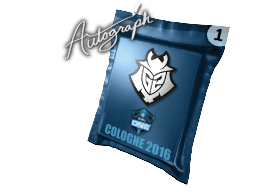 Pojemnik z autografem | G2 Esports | Kolonia 2016