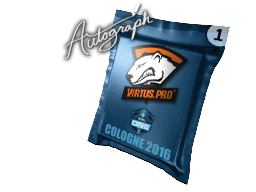 Pojemnik z autografem | Virtus.Pro | Kolonia 2016