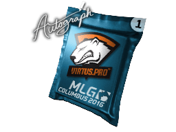 Pojemnik z autografem | Virtus.Pro | MLG Columbus 2016