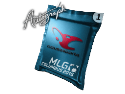Pojemnik z autografem | mousesports | MLG Columbus 2016
