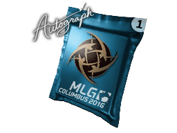 Pojemnik z autografem | Ninjas in Pyjamas | MLG Columbus 2016