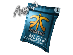 Pojemnik z autografem | Fnatic | MLG Columbus 2016