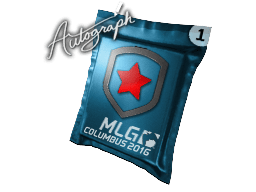 Pojemnik z autografem | Gambit Gaming | MLG Columbus 2016