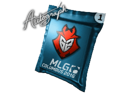 Pojemnik z autografem | G2 Esports | MLG Columbus 2016