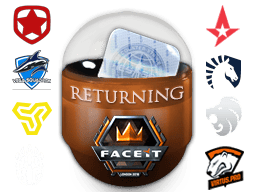 Powracający pretendenci FACEIT London 2018 (hologramowa/foliowana)