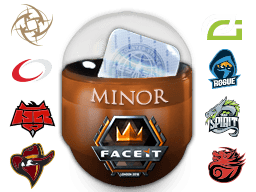 Mistrzowie regionalni FACEIT London 2018 (hologramowa/foliowana)