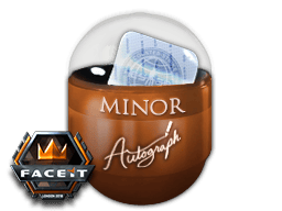 Pojemnik z autografem | Mistrzowie regionalni | FACEIT London 2018