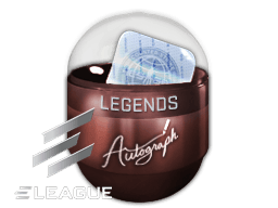 Pojemnik z autografem | Legendy (foliowana) | Atlanta 2017