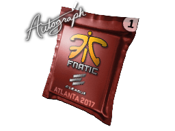 Pojemnik z autografem | Fnatic | Atlanta 2017