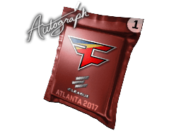 Pojemnik z autografem | FaZe Clan | Atlanta 2017