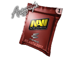 Pojemnik z autografem | Natus Vincere | Atlanta 2017
