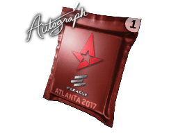 Pojemnik z autografem | Astralis | Atlanta 2017
