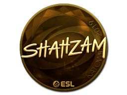 Sticker | ShahZaM (Gold) | Katowice 2019