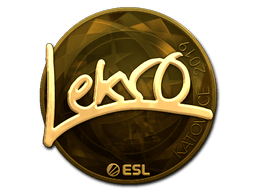 Naklejka | Lekr0 (złota) | Katowice 2019