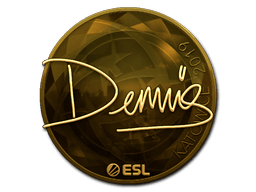 Sticker | dennis (Gold) | Katowice 2019