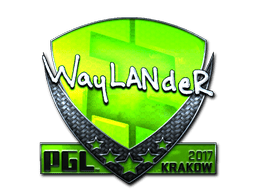 Sticker | wayLander (Foil) | Krakow 2017