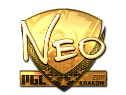 Sticker | NEO (Gold) | Krakow 2017