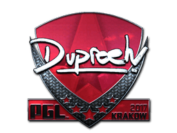 Sticker | dupreeh (Foil) | Krakow 2017