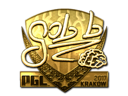 Sticker | gob b (Gold) | Krakow 2017