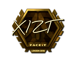 Sticker | Xizt (Gold) | London 2018