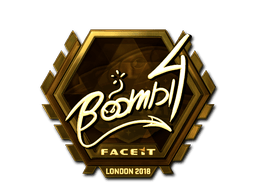Sticker | Boombl4 (Gold) | London 2018