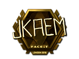 Sticker | jkaem (Gold) | London 2018