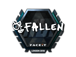 Naklejka | FalleN (foliowana) | Londyn 2018