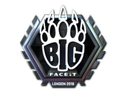 Sticker | BIG (Foil) | London 2018