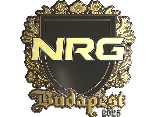 Sticker | NRG (Gold) | Budapest 2025