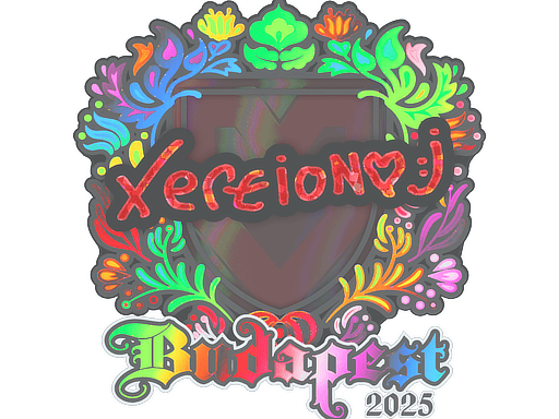 Sticker | xertioN (Holo) | Budapest 2025