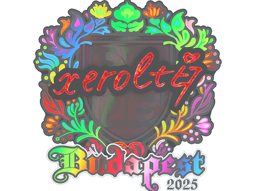 Sticker | xerolte (Holo) | Budapest 2025