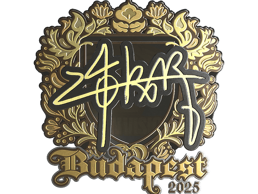 Sticker | z4KR (Gold) | Budapest 2025