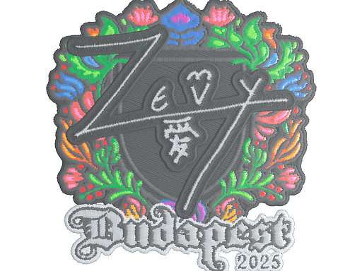 Sticker | zevy (Embroidered) | Budapest 2025