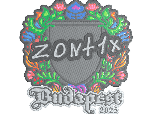 Sticker | zont1x (Embroidered) | Budapest 2025