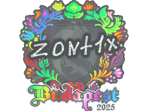 Sticker | zont1x (Holo) | Budapest 2025