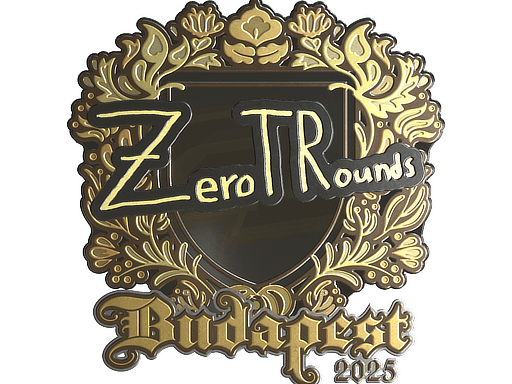 Sticker | ztr (Gold) | Budapest 2025