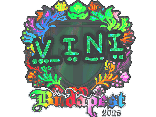 Sticker | VINI (Holo) | Budapest 2025