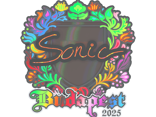 Sticker | Sonic (Holo) | Budapest 2025