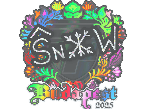 Sticker | snow (Holo) | Budapest 2025