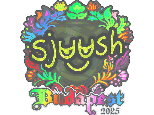 Sticker | sjuush (Holo) | Budapest 2025