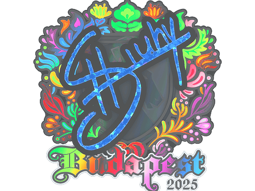 Sticker | siuhy (Holo) | Budapest 2025