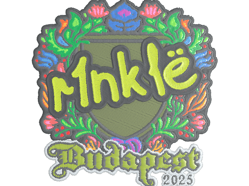 Sticker | r1nkle (Embroidered) | Budapest 2025
