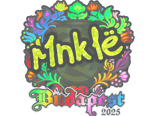 Sticker | r1nkle (Holo) | Budapest 2025