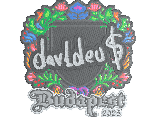 Sticker | dav1deuS (Embroidered) | Budapest 2025
