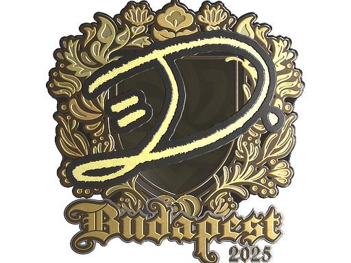 Sticker | dumau (Gold) | Budapest 2025