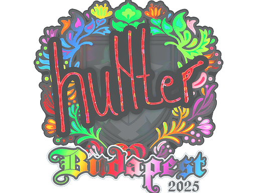 Sticker | huNter- (Holo) | Budapest 2025