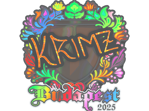 Sticker | KRIMZ (Holo) | Budapest 2025