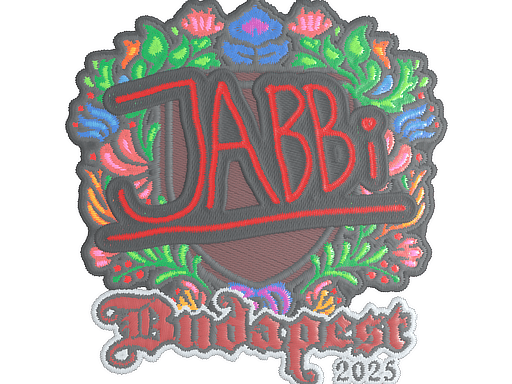 Sticker | jabbi (Embroidered) | Budapest 2025