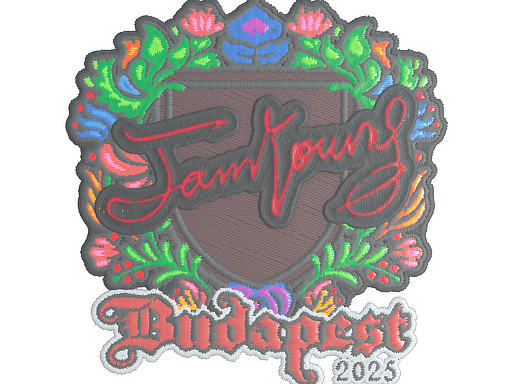Sticker | JamYoung (Embroidered) | Budapest 2025