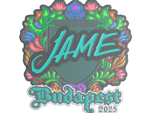 Sticker | Jame (Embroidered) | Budapest 2025